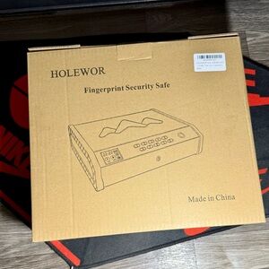 Portable Biometric Fingerprint Security Safe